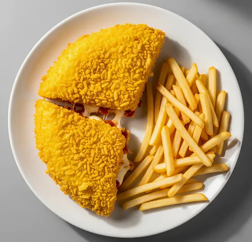 Half Fried Pizza Crunch 