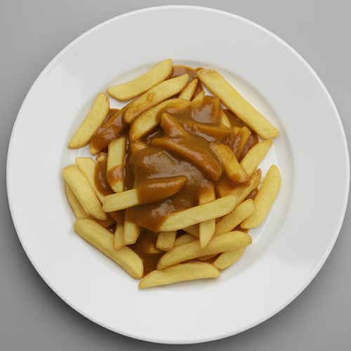 Chips 'n' Curry Sauce 