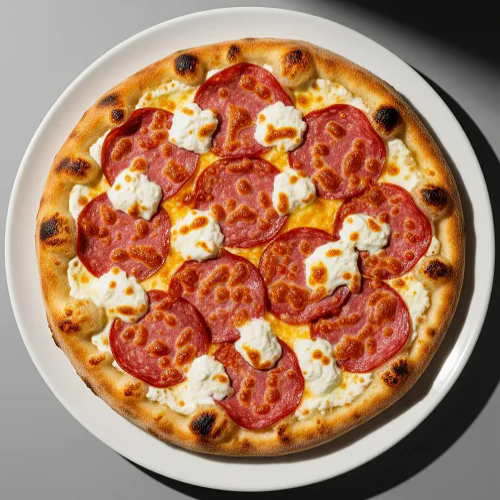 Salami Garden Pizza 