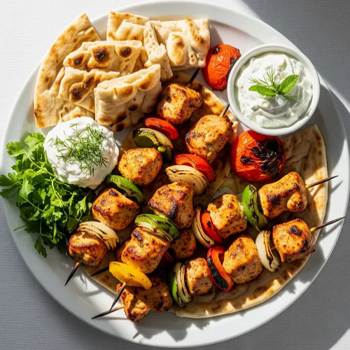 Chicken Mushroom Kebab 