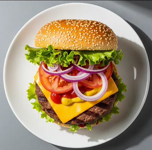Cheese Quarter Pounder Burger 