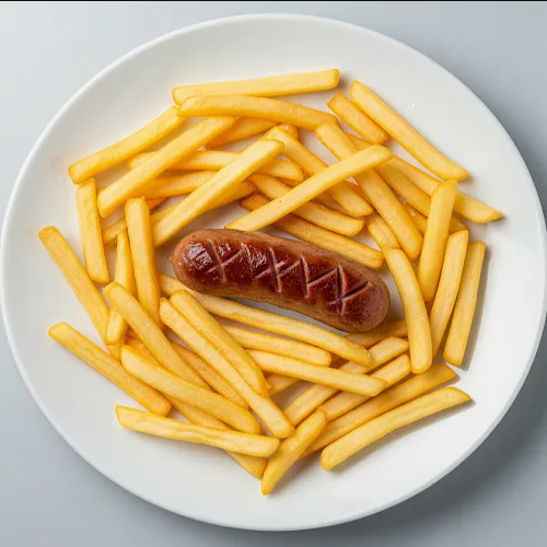 Kids Jumbo Sausage & Chips 
