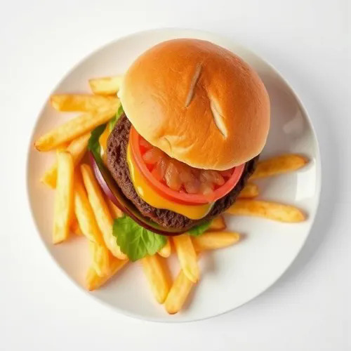 Kids Hamburger & Chips 