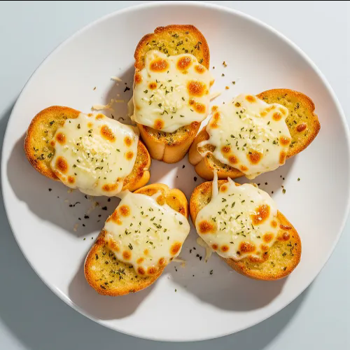 Garlic Bread Slices With Cheese (x4) 