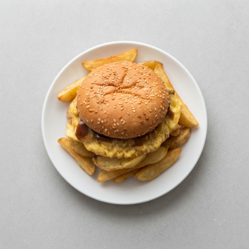 Hamburger Chip Roll 