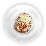 Jacket Potato With Cheese & Beans 