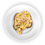 Jacket Potato With Tuna Mayonnaise 